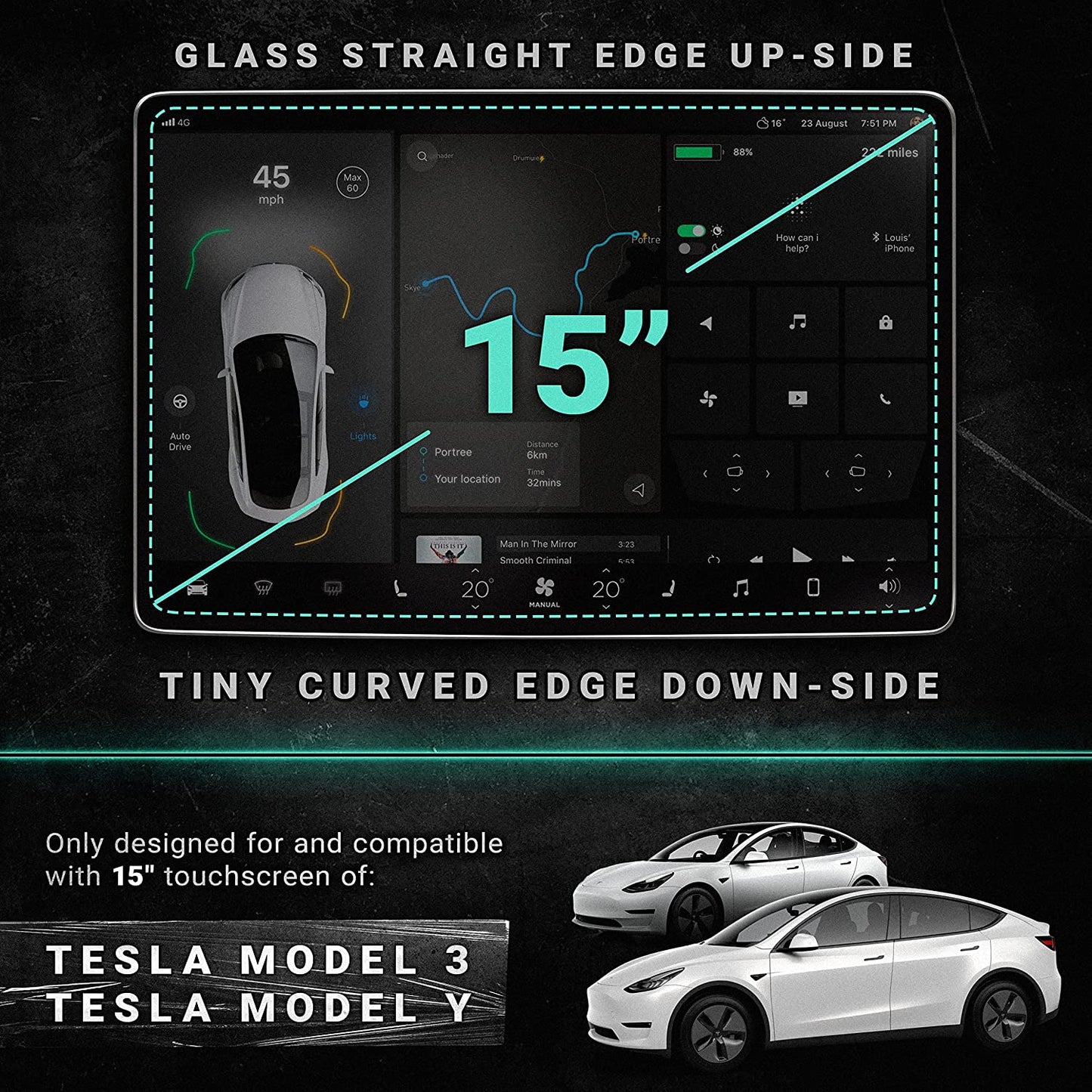 Tesla Model 3/Y Screen Protector